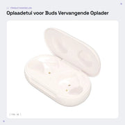 Caricatore compatto e funzionale per auricolari - Adatto per Buds SM R170 e altri modelli - Caricabatteria per orecchini - Stazione di ricarica per auricolari - Bianco