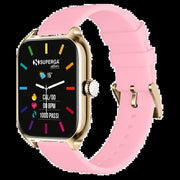 Smartwatch superga alluminio gold quadrata silicone pink f.  swt-stc007
