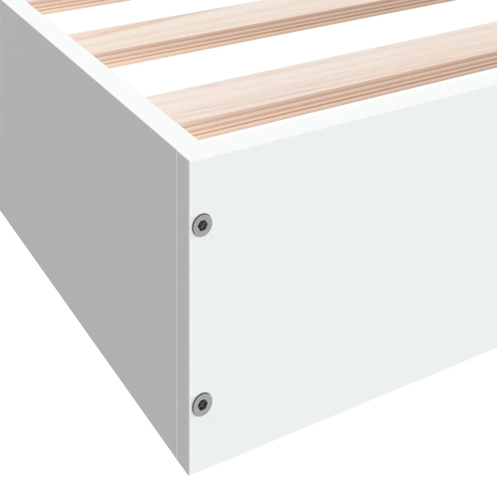 Struttura letto a pavimento Bianco 80 x 200 cm