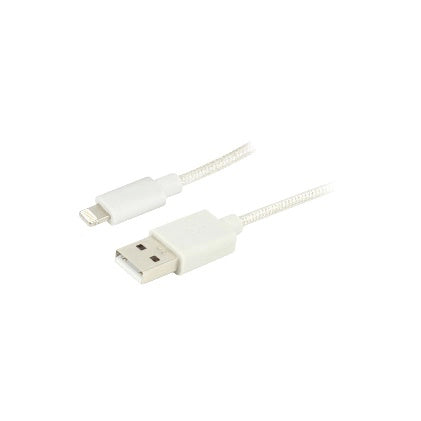 Ewent ew1277 cavo lightning 1 m nero, bianco - WPC-FTH-49LC-1000