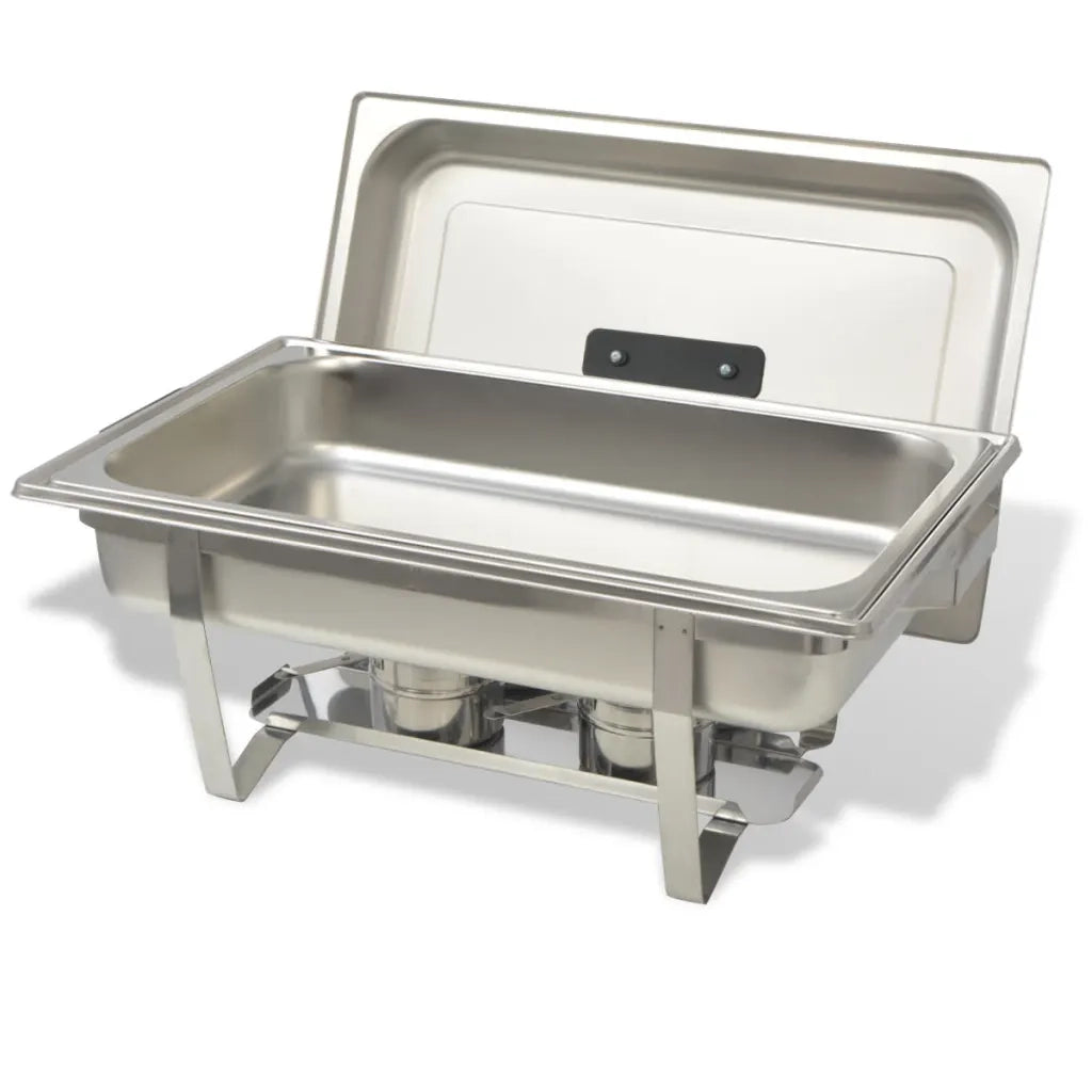 Set 2 pz Teglie Scaldavivande in Acciaio Inossidabile 50528