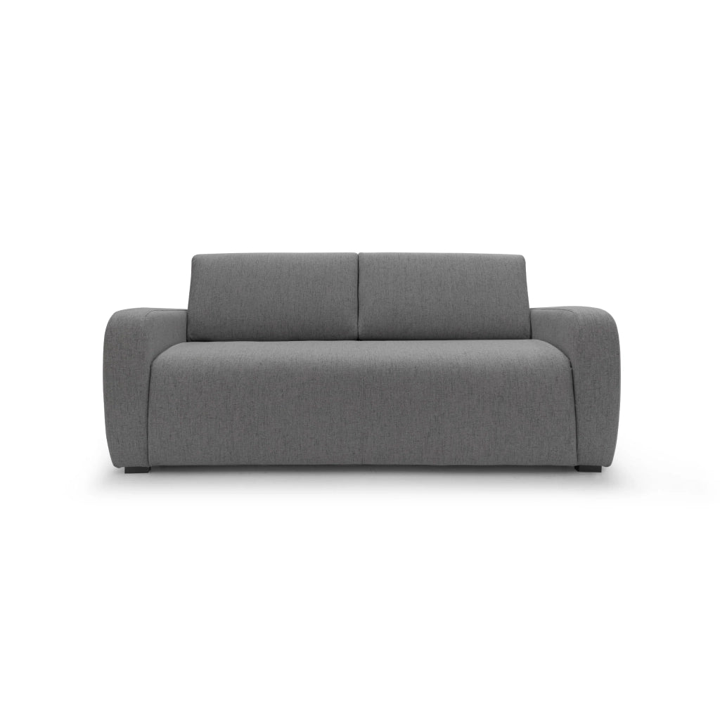 Duna Divano letto matrimoniale con materasso 20 cm in tessuto impermeabile T03 195 cm (mat. 140x197) grigio