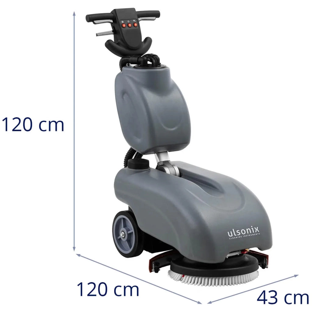 Lavasciuga pavimenti professionale a batteria 35,6 cm 1500 m²/h guida manuale ABS PVC PP acciaio grigio 14_0008251