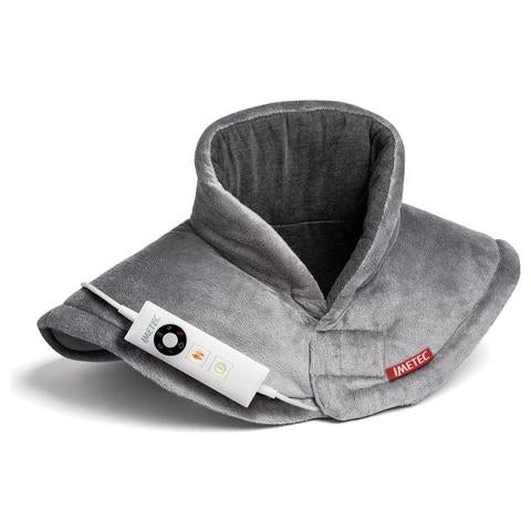 Imetec intellisense cervical, termoforo per cervicale e spalle, cuscino termico, 47x52 cm, tessuto anallergico, 5 temperature, electro block di sicurezza, riscaldamento rapido, lavabile in lavatrice - 16787
