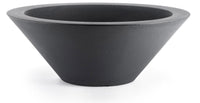 Vaso Ø60x22 cm in Polietilene Schio Ciotola 60 Antracite