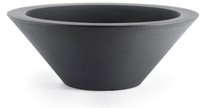 Vaso Ø60x22 cm in Polietilene Schio Ciotola 60 Antracite