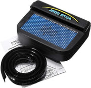 Ventilatore di raffreddamento per auto con schermo laterale e ventilatore - Luce di uscita per l'aria - Ventilatore di raffreddamento per auto nero