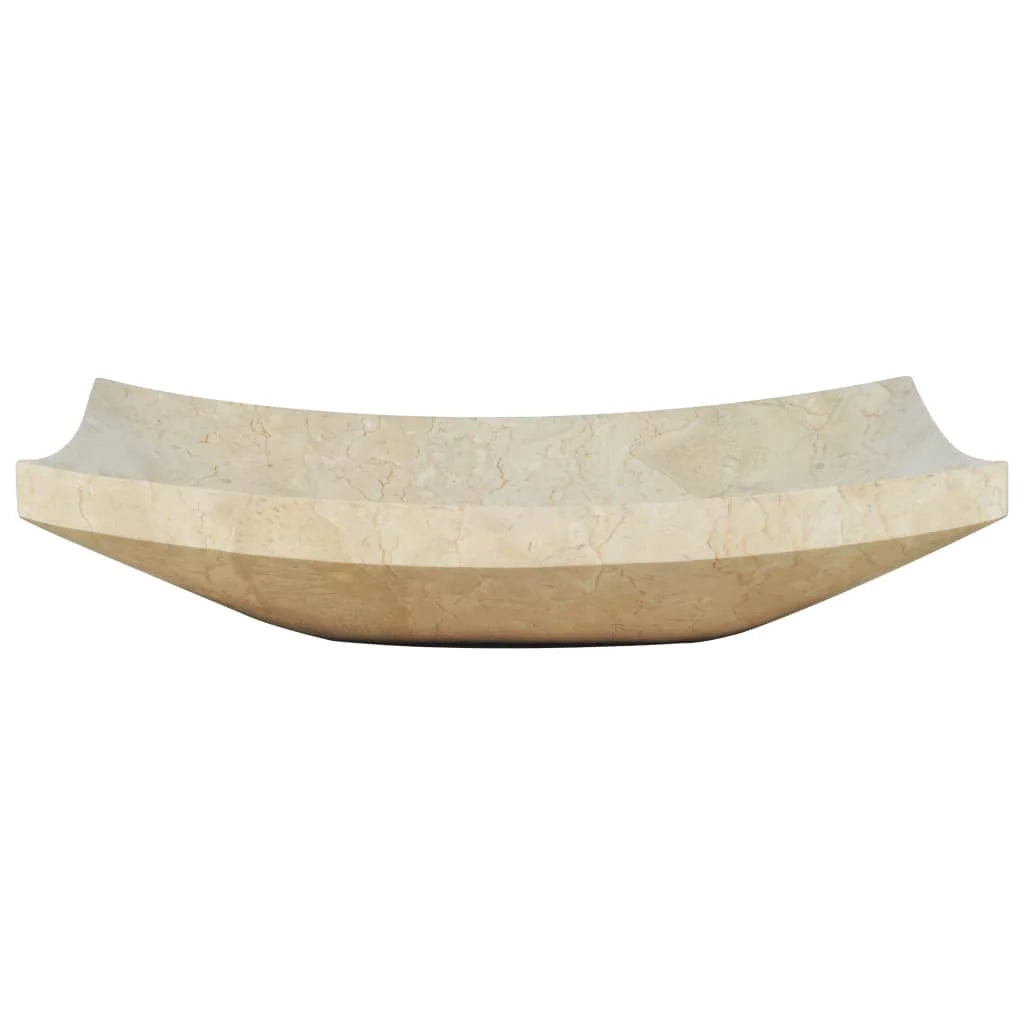 Lavabo da bagno 50 x 35 cm marmo crema 02_0002549
