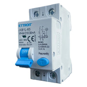 Interruttore Magnetotermico Differenziale 1P+N 10A 6KA 30mA 220V Occupa 2 Moduli DIN