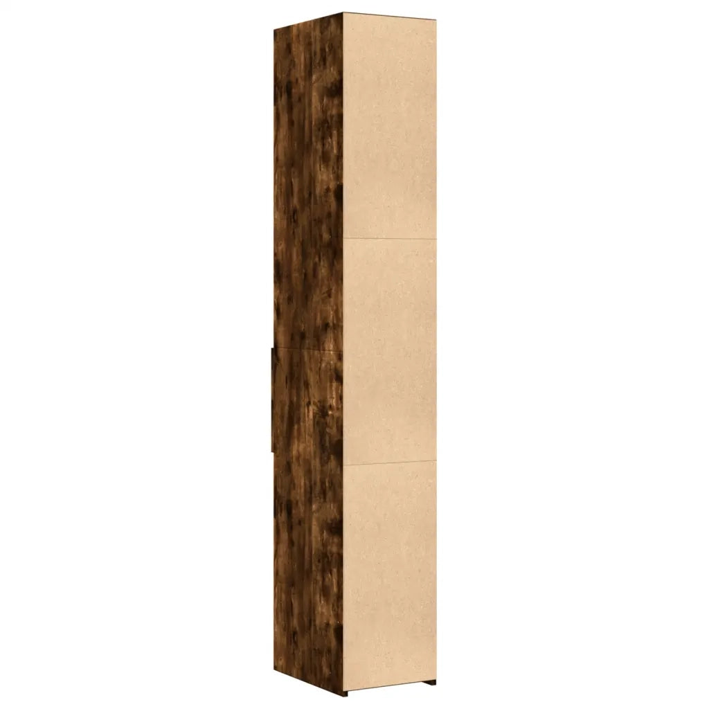 Credenza Rovere Fumo 30x42,5x185 cm in Legno Multistrato 846240