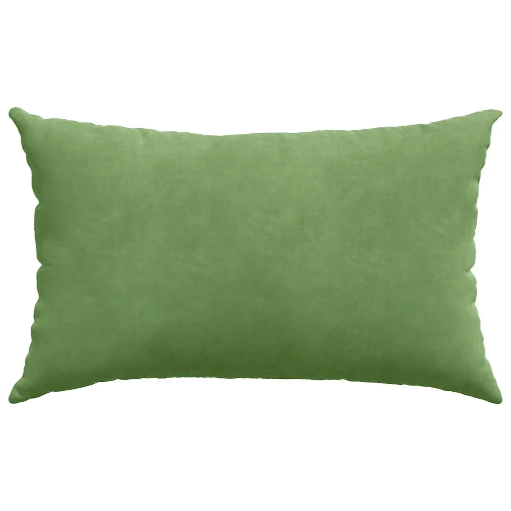 Cuscini da Divano 2 pz-Set di 2 Cuscini per Sofa Verde chiaro 50 x 30 cm