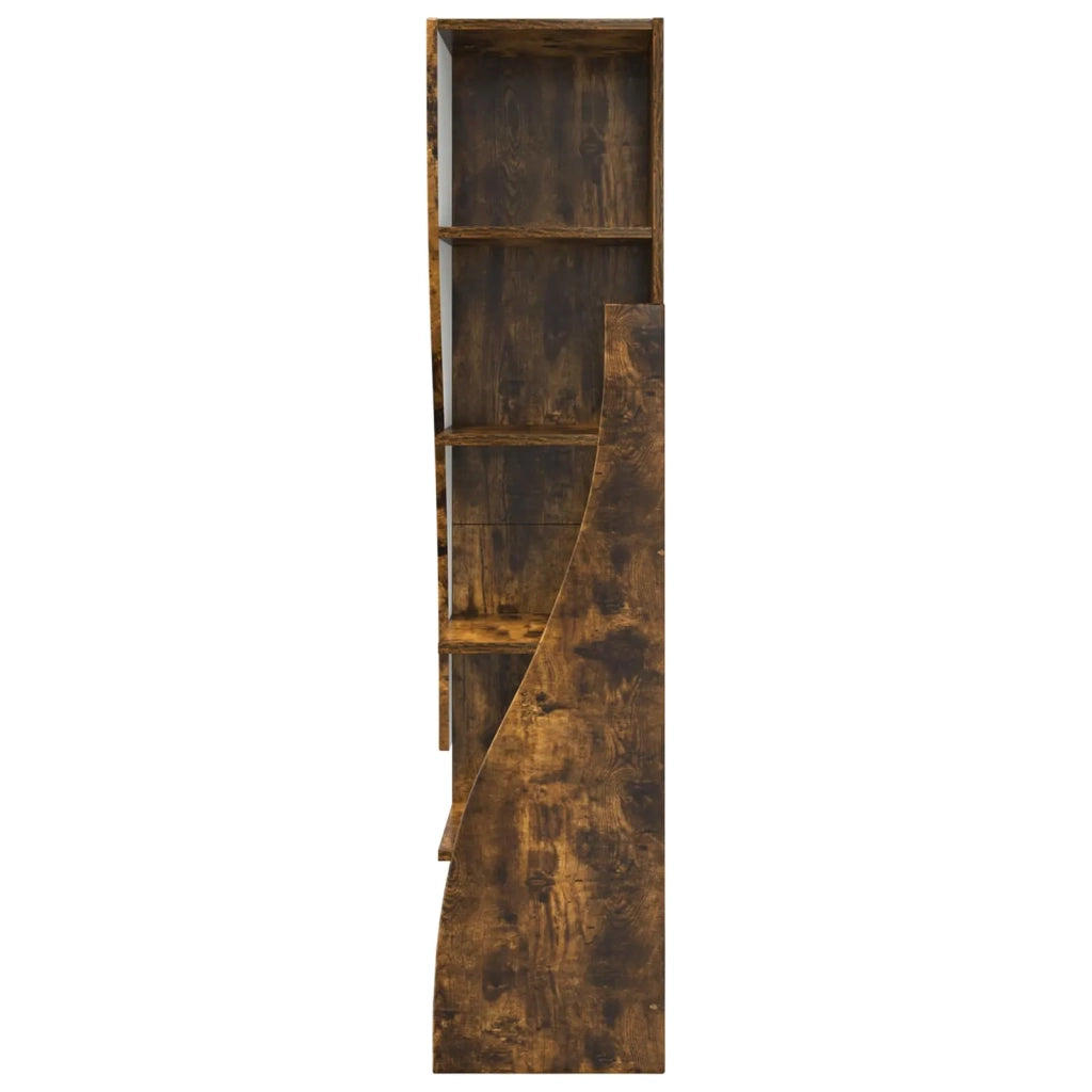 Mobile angolare 32x32x140cm Legno ingegnerizzato Rovere fumé 889880