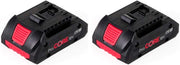 2 batterie Bosch GBA ProCORE da 18 V, 4 Ah, in scatola di cartone