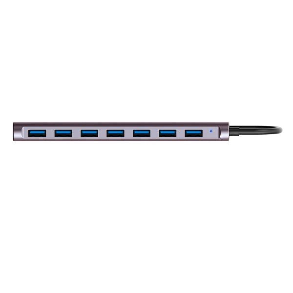 Hub usb3.0 slim 7 porte 5.0gbps ali - XHUB-07A3P