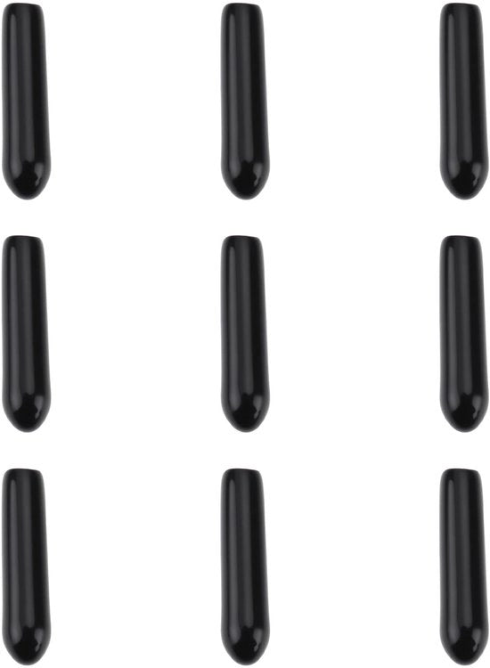 Cuffie in gomma per collari puntuti 100 pezzi - Adatti per collari con diametro 2,25 mm - 3,0 mm - Lunghezza 16 mm - Facili da installare