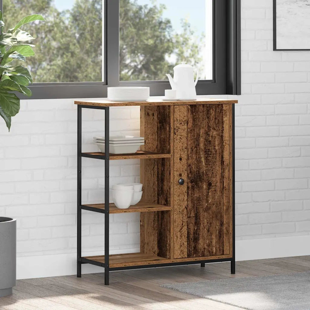Credenza | Madia | Buffet da pranzo | Armadio da pranzo Legno vecchio 70 x 30 x 80 cm