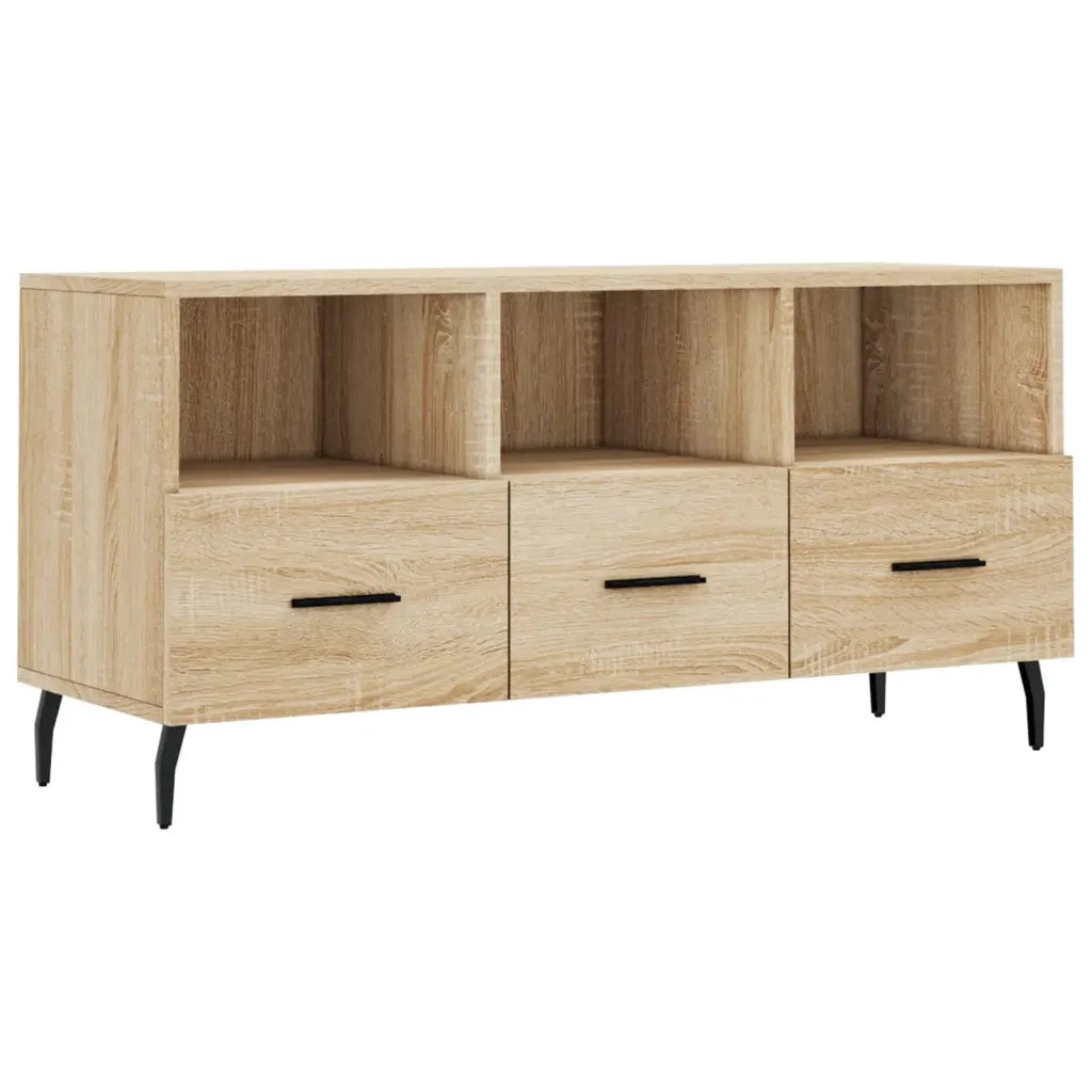 Mobile Porta TV Rovere Sonoma 102x36x50 cm in Legno Multistrato 829055