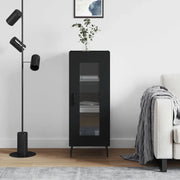 Credenza Nero 34,5x34x90 cm in Legno Multistrato 828813