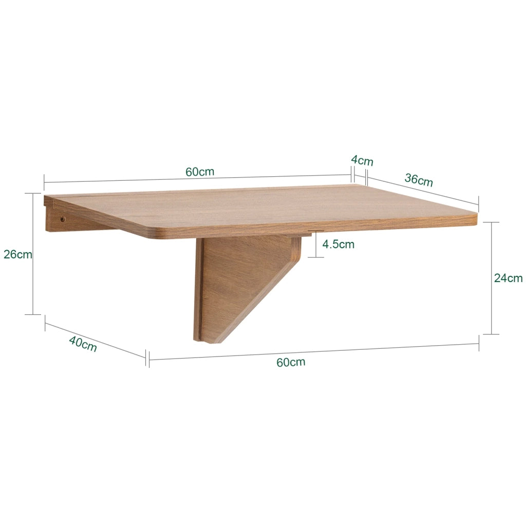 Tavolo Pieghevole a Muro scrivania Tavolo per Computer Tavolo da Cucina Legno FWT03-PF
