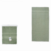 Trade Shop - Asciugamano Da Bagno Telo In Cotone Morbida 70 X 140 Cm 410gr Colore Verde 79492 -