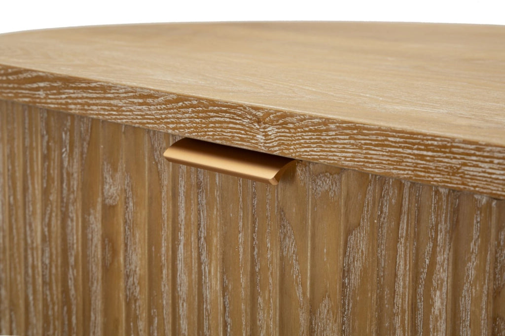 Mobiletto Goteborg 81x46x82 cm in Abete e MDF e Ferro