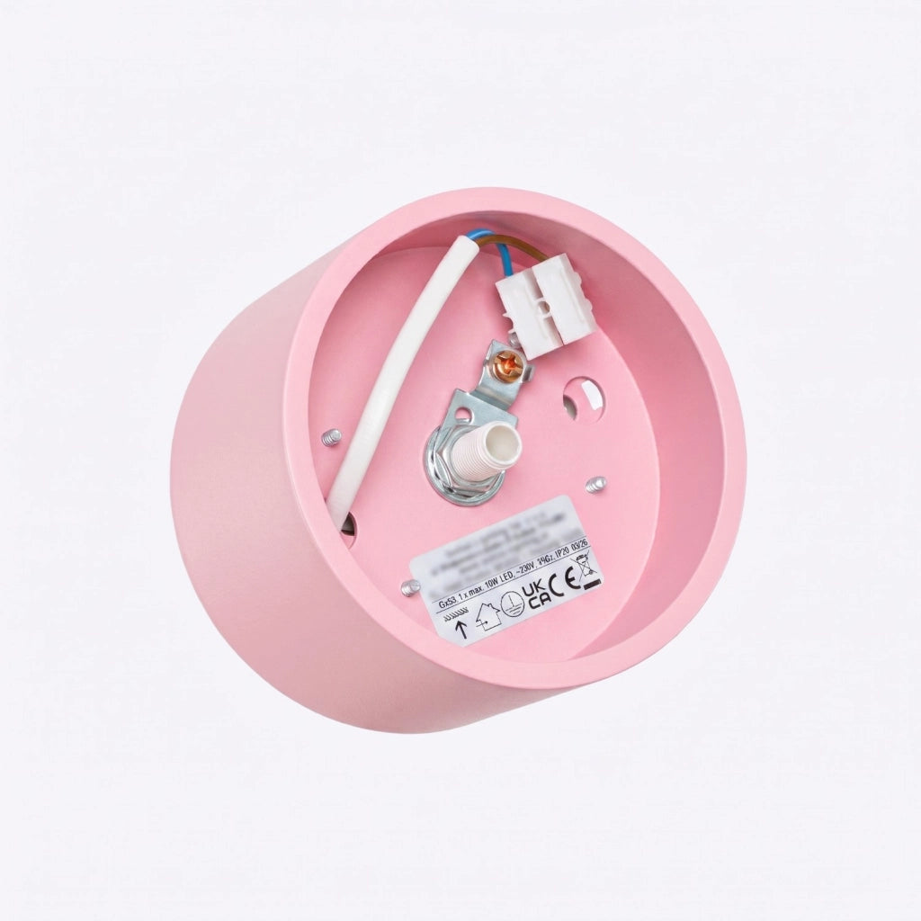 Plafoniera MODO 1 rosa Gx53