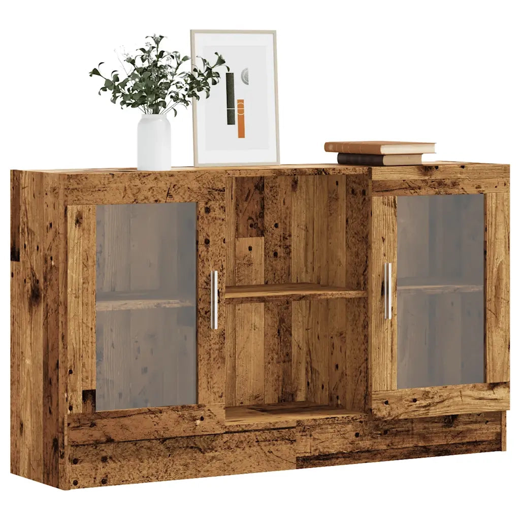 Credenza-Buffet-Armadio da cucina Legno Antico 120x30,5x70 cm in Truciolato 837059