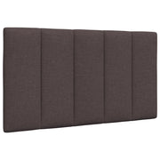vidaXL Letto con Materasso Marrone Scuro 90x190 cm in Tessuto