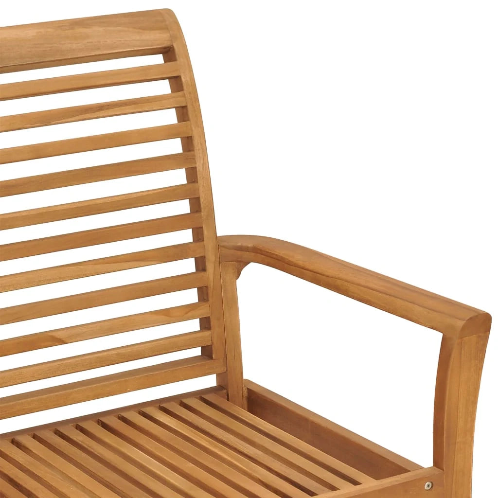 Panca da giardino mobili da esterno per patio mobili da terrazza e cuscino antracite 112 cm legno massello di teak 02_0011711