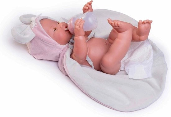 Bambolotto Antonio Juan Mia con occhi da sonno 42 cm