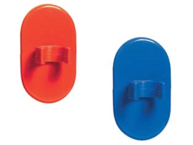 Appendiscopa molla in plastica colori assortiti - cm.4x7 blister pz.2 6 blister Eliplast