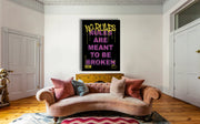 NoRules -  Quadro Canvas Contemporaneo su telaio in legno Misura: 100x140 cm
