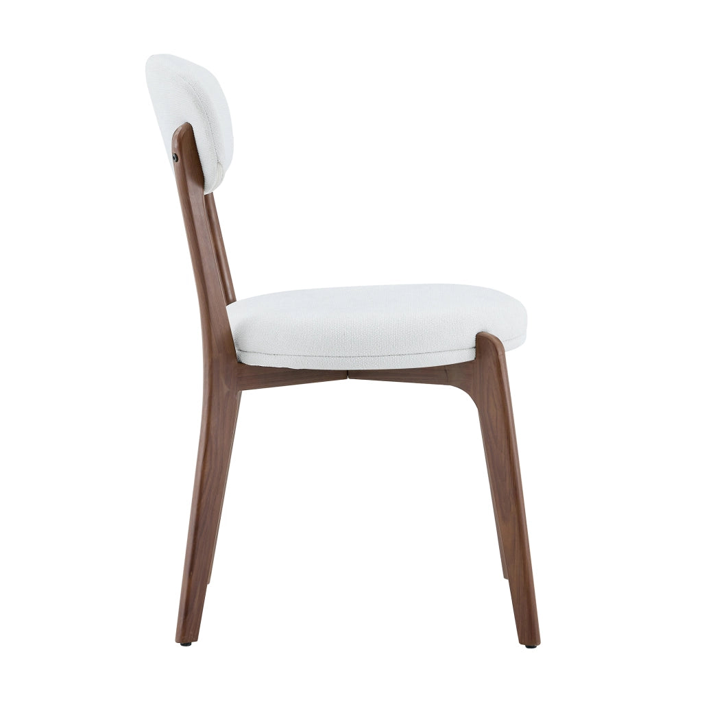 Sedie da Pranzo Set 2 Pezzi Imbottite ¨C MINIMAL ¨C Tessuto Lino Stile Moderno per Sala e Cucina