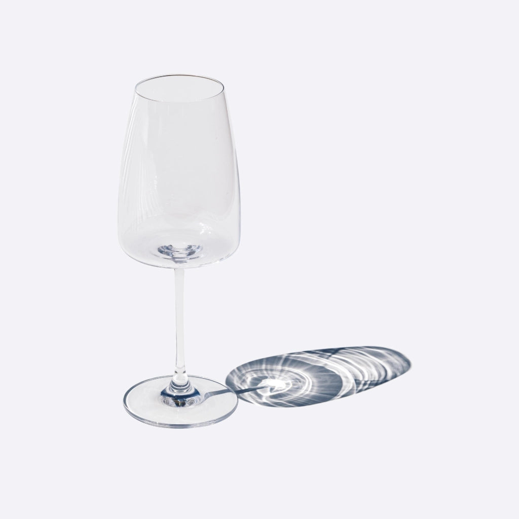 Zafferano Set 6 Calici per Spumante Collezione Altopiano in Vetro Sonoro Superiore Trasparente 42 cl - Design Elegante per Brindisi di Qualità