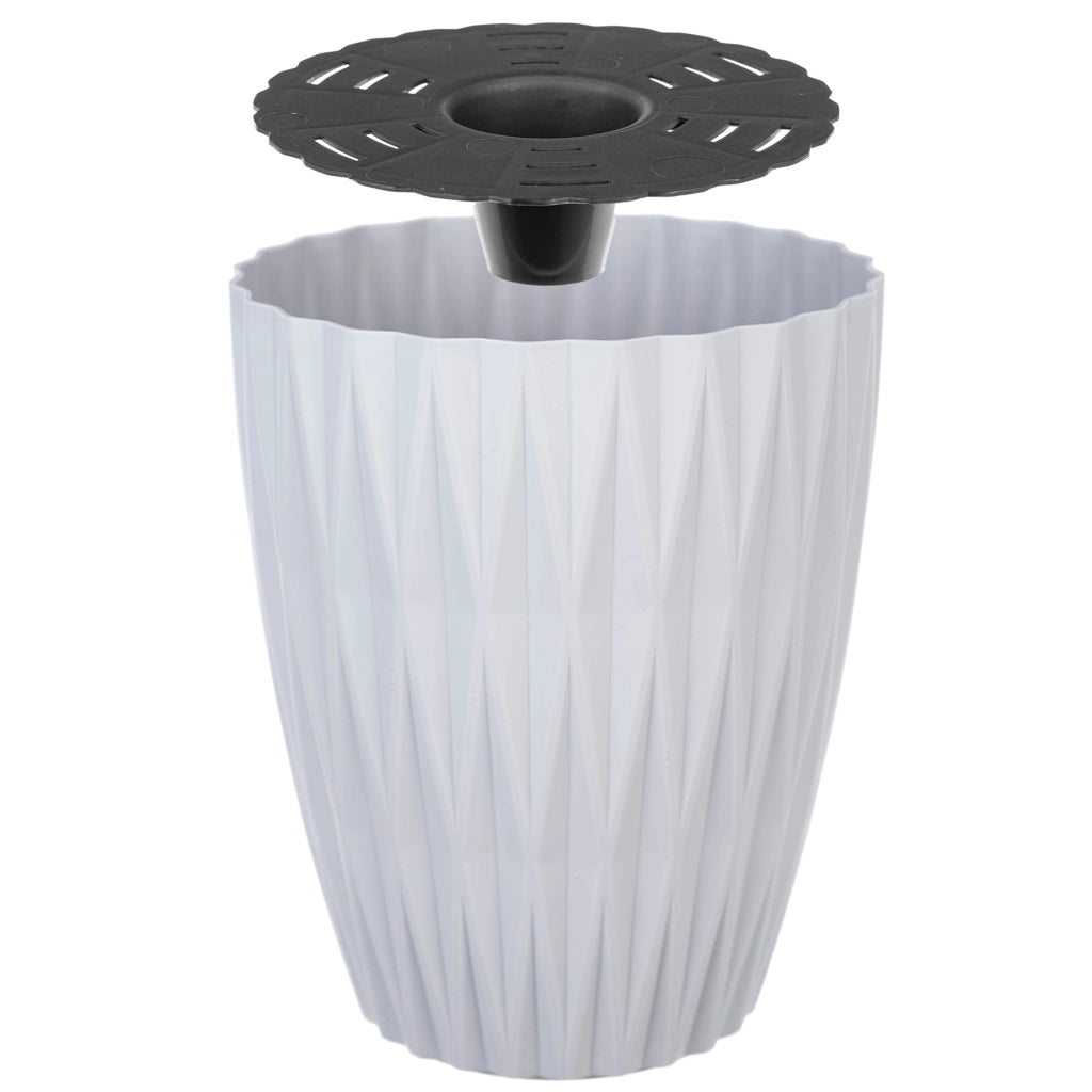KADAX Doniczka Caro Petit 18 szara lodowa 5730-105