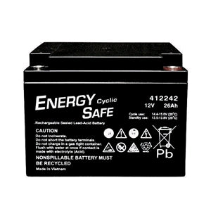 BATTERIA Energy safe 00412242 Ciclica 12V 26Ah