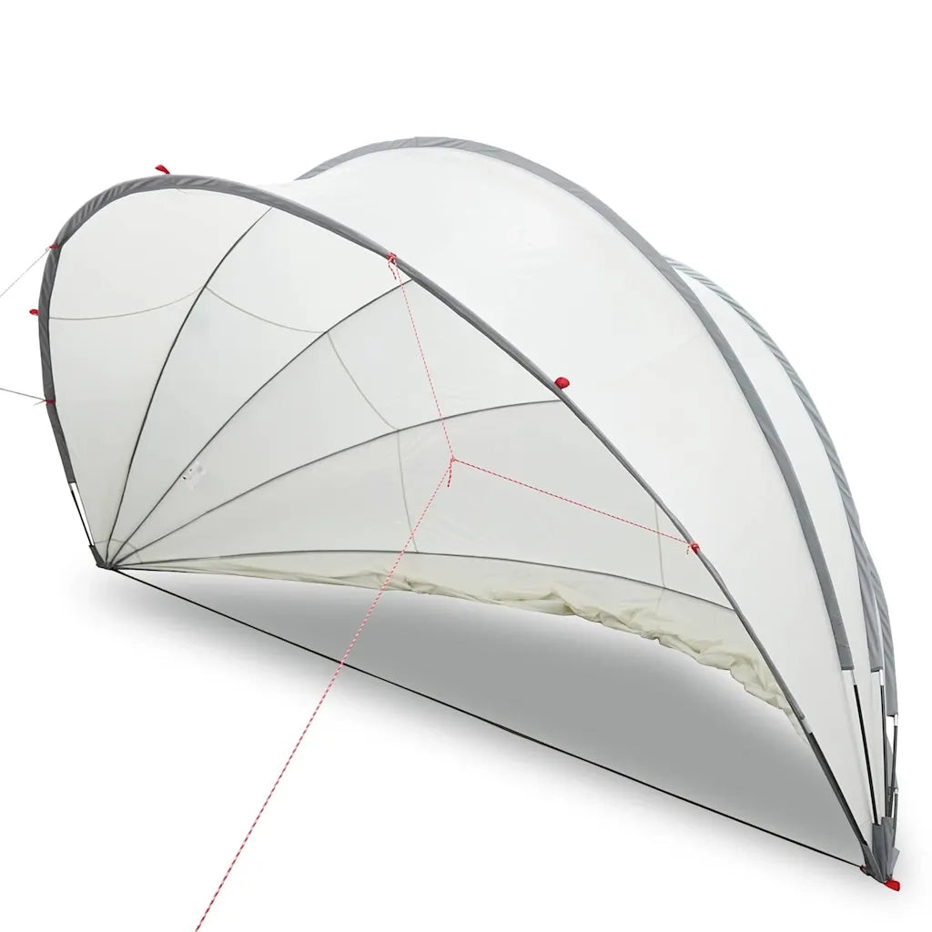 Dome Piscina Grigio e arancione 472 x 460 x 229 cm