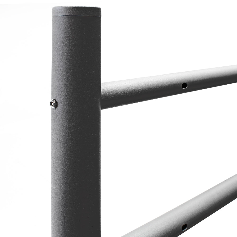 Telaio di supporto per cassetta postale doppia autoportante, verniciato a polvere antracite