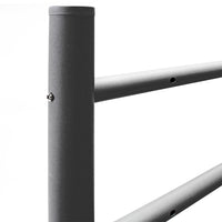 Telaio di supporto per cassetta postale doppia autoportante, verniciato a polvere antracite