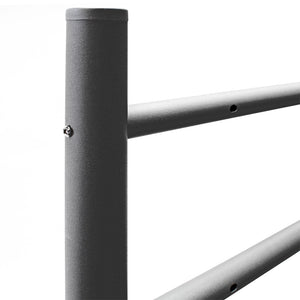 Telaio di supporto per cassetta postale doppia autoportante, verniciato a polvere antracite