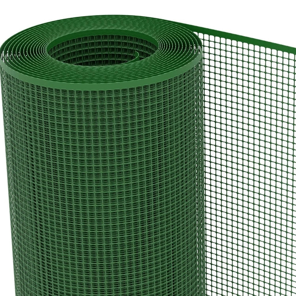 Trade Shop - Rete Protettiva In Plastica Per Aiuole 1 X 3 Mt A Maglia Quadrata 20x20 Mm 18261 -
