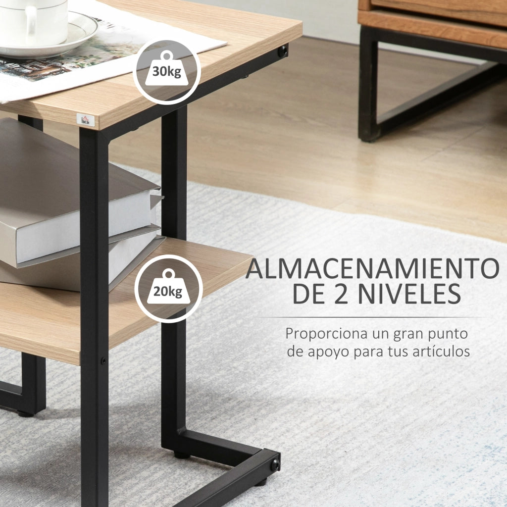 Tavolino da salotto ¨C zephmum ¨C 45x35x48 cm colore naturale