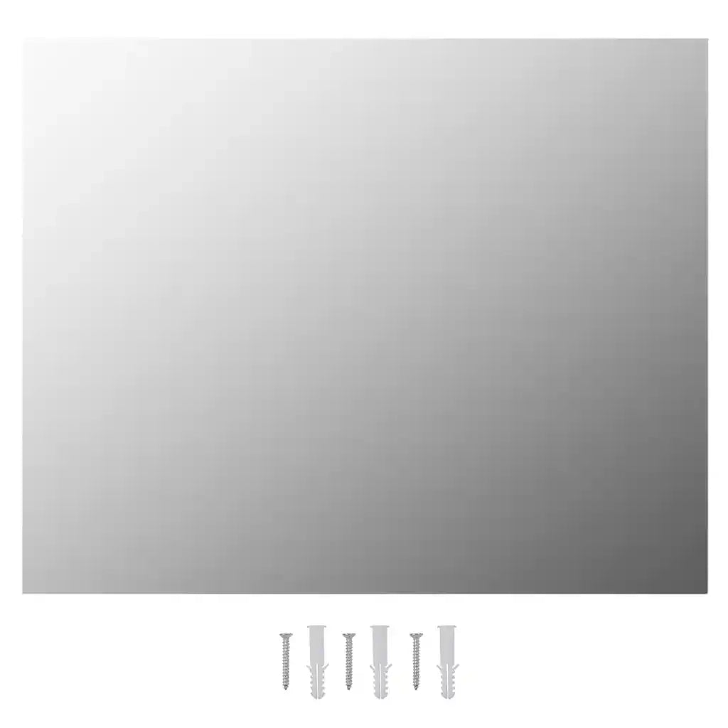 Specchio Parete Rettangolare Senza Cornice con Luci LED Vetro 3078643