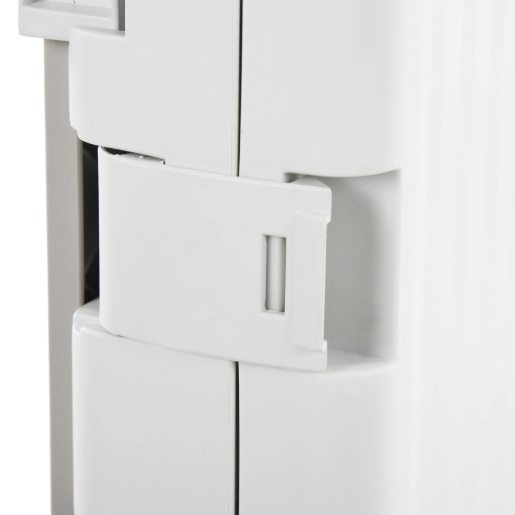 Carrello Spesa 2 Ruote ¨C Xylo ¨C Manico Regolabile 32L 41,5x32,5x85cm Bianco