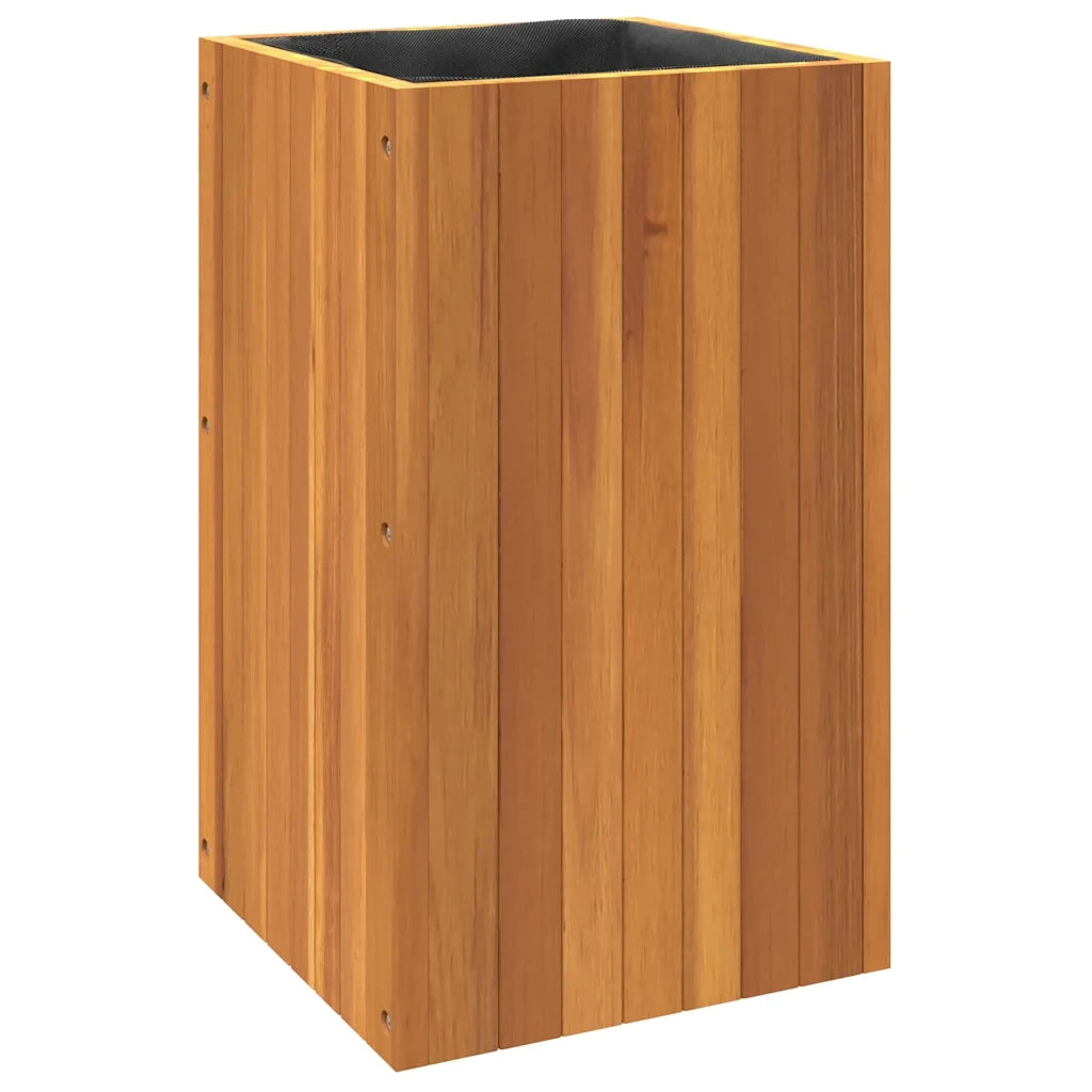 vidaXL Fioriera da Giardino 35x35x60 cm in Legno Massello di Acacia