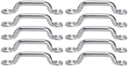 Set di occhielli da 10 - 316 Acciaio Inossidabile - Materiale di fissaggio - Accessori per barche - Occhielli per kayak - Duraturo e resistente - Attacco di fissaggio