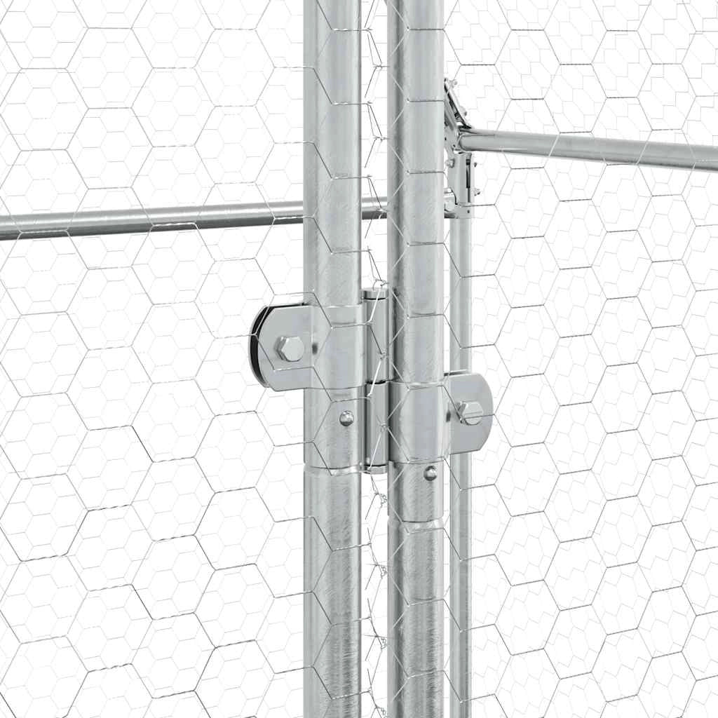 Pollaio Silver 100 x 100 x 190 cm acciaio zincato Silver 02_0041664