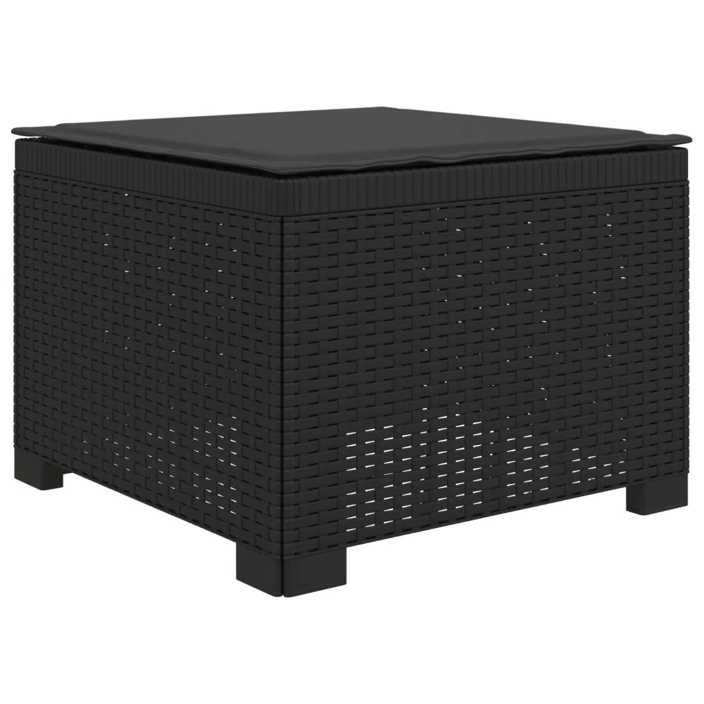 Divano da giardino 4 posti con cuscini aspetto rattan PP 3443943