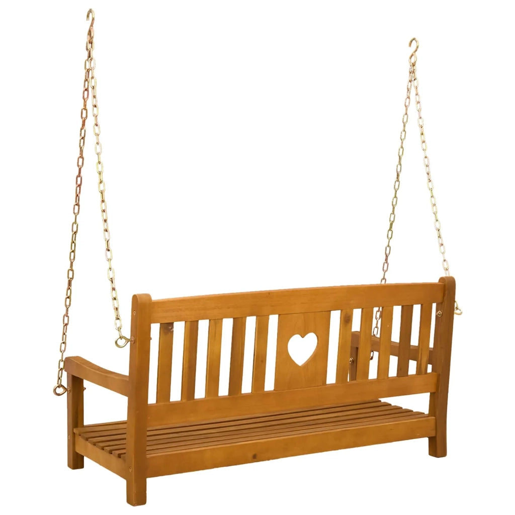 Panchina Altalena da Giardino Naturale 110 x 56 x 58 cm 42028093