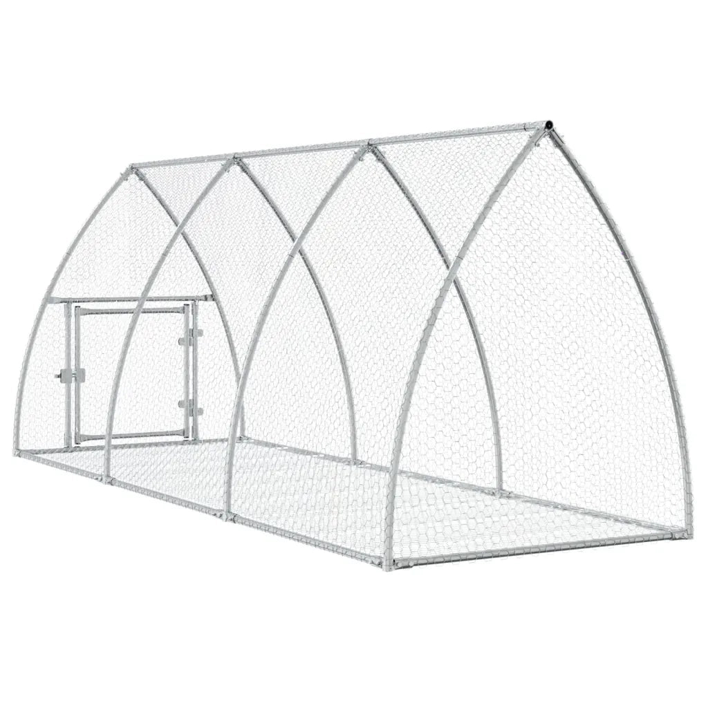 Conigliera Argento 105x300x120 cm in Acciaio Zincato 3281528